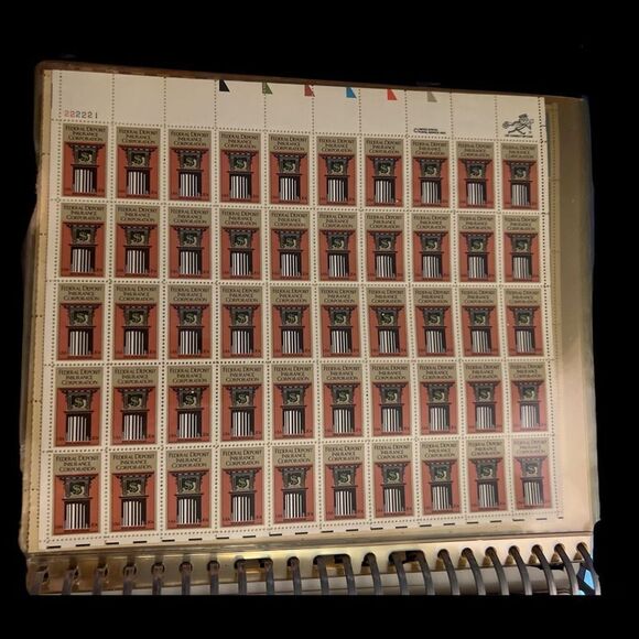 Scott #2071 20c Federal Deposit Insurance Corporation UNUSED SHEET MNH - Picture 1 of 2